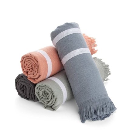 Walra Fouta Hammam Towel Sunny Stripes 100x180cm Terra