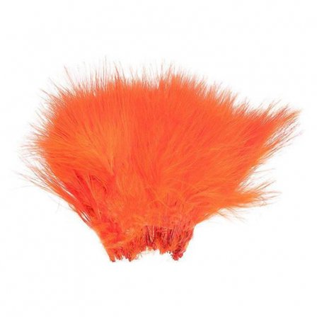 Wolly Bugger Marabou - Fluo fire orange