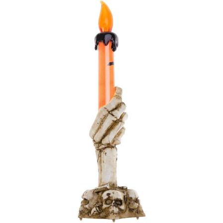 Halloween Skull Hand Stand Flameless Led-ljus
