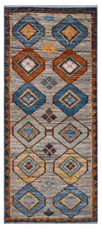 Hand Knotted Moroccan Berber - Afghanistan 80X198 Wool Rug Small