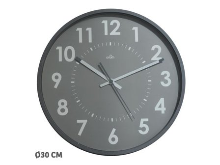 Cep Väggur Silent 30cm grå - Lyreco - Kontorsmöbler och inredning - Väggur - Väggur