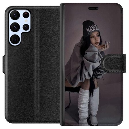 Yhteensopiva Lompakkokotelo Samsung Galaxy S22 Ultra 5G Lisa Blackpink K-pop Idol Musiikki
