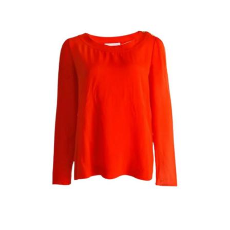 Chloé Pre-owned Pre-ownedSilktops , Rood , Dames , Maat: S Vintage Tops