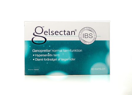 Gelsectan Gelsectan 60 kapsler, Medicin & Pleje, Mave & Tarm, Diarré