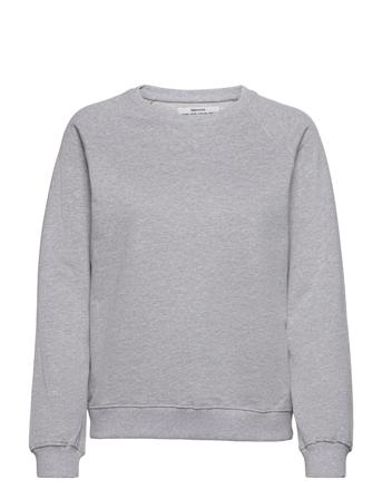 Sweatshirt Ystad Raglan Base Grey Melange Grey DEDICATED