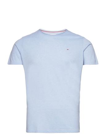 Tjm Slim Jaspe C Neck T-shirts Short-sleeved Blå Tommy Jeans*Betinget Tilbud