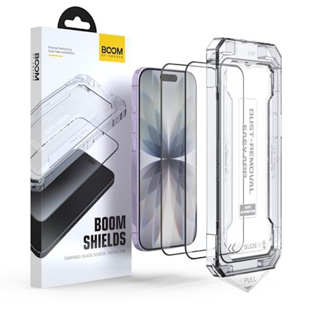 Compatible with iPhone 17/16 Pro Tempered Glass Screen Protector - 2 Pack