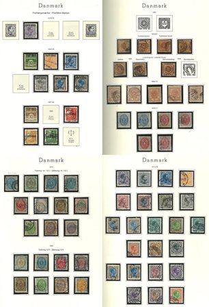 Danmark til 1992 - Samling i 1 fortryksalbum - Stemplet