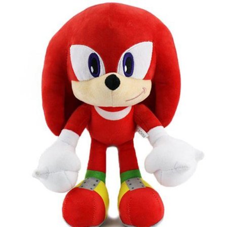 Sonic the Hedgehog Plussj 30cm - Rød