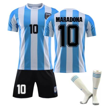 Fodboldsæt til VM i fodbold for børn/voksne i Argentina Sæt 1986-maradona 22# 1986-maradona 24#