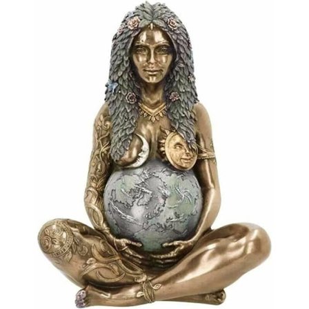 Gaia Statue Millennial Gaia Figur Gaia Moder Jord Gaia Kunst Statue Figur Moder Jord Gudinde Statue Påske Dekoration Gave Have Dekoration