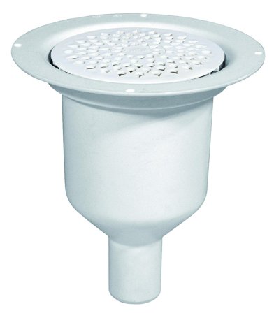 Purus Brage 7113927 Gulvafløb 150 x 50 mm, bundudgang, Indendørs afløb