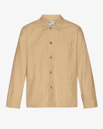 Organic Workwear Jacket - Desert Khaki S