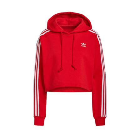 Adidas Originals Women; Sweatshirt Short Hoodie Hc2017 Rød, Dame, Størrelse: XS