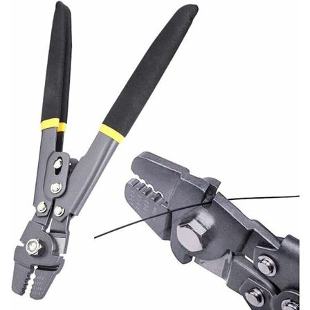Wire Rope Crimper for krymping av fiskesnører til krympeverktøy, kraftig rustfritt stål Wire Rope Crimping Tool