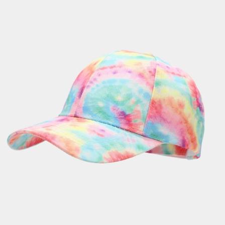 Färg Tie-dye Baseball Cap Vår och Sommar Solhatt8#