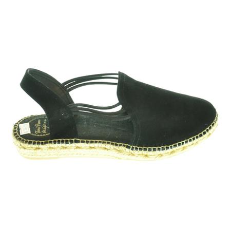 Toni Pons, Espadrilles 221Ton 04 Zwart, Dames, Maat:40 EU
