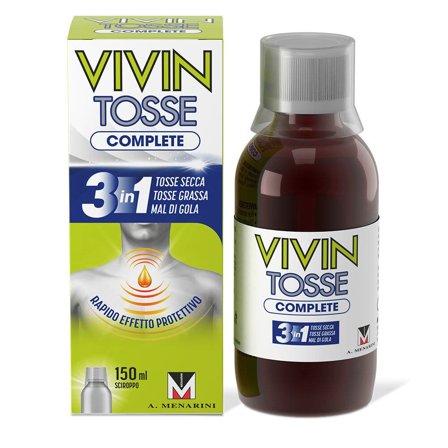 Vivin Tosse Complete 3in1 Tosse Secca Grassa Mal Di Gola Sciroppo