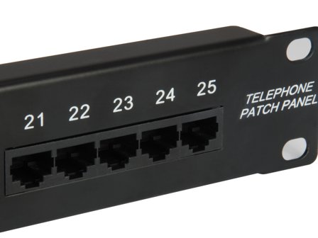 Equip 25-Port Cat.3 Rj45 Isdn Patch