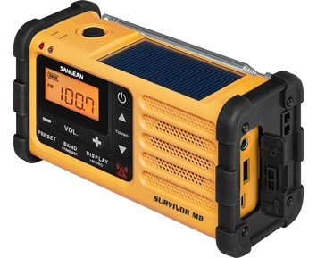 Sangean MMR-88 - Praktisk vevradio med solcellspanel & batteridrift