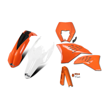 Enduro Plastic Set UFO Volledig - KTM 250 EXC 2009-2011