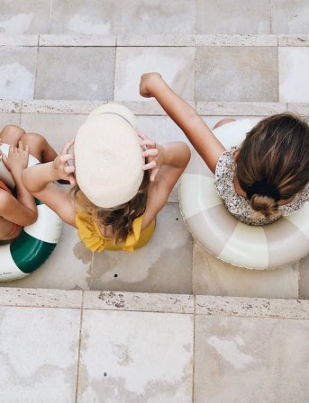 Petites Pommes Olivia Swim Ring - Green - 1-3Y Max. weight: 20 kg