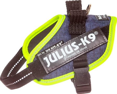 Julius-K9 Idc Harness Mini-Mini Dog Harnesses & Dog Collars Blue Mini-Mini