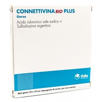 Connettivina Bio Plus Garza 10 Pezzi Cura Ferite Efficace