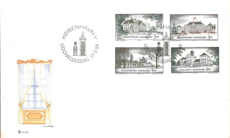 Danmark - Danske Slotte førstedagskuvert