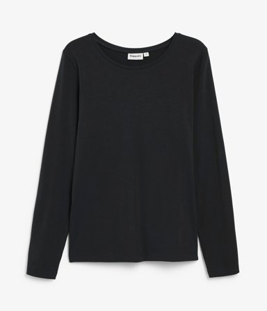 Kappahl | Bastopp med lång ärm Svart M | Svart