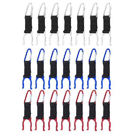 21 kpl Kannettava Karabiner Vesipullon Solki Koukku Retkeily Juomapullon Solki Koukkupidikkeet