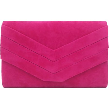 Stilfuld Kuverttaske i Faux Ruskind Bryllup Aften Clutch Party Håndtaske