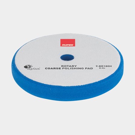 Tampon de polissage RUPES BigFoot Rotary Coarse Polishing Pad, Ø180 mm, gros convient au plateau de support Ø150 mm