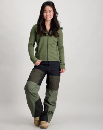 Peak Performance JR Gravity Insulated Pant Vihreä Toppahousut/Kuorihousut Tytöt - Kids Brand Store