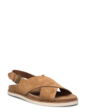 Polo Ralph Lauren Zane Suede Sandal - Brown - 44