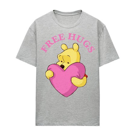 Nalle Puh Herr T-shirt med kramar Alla hjärtans dag XL Athle