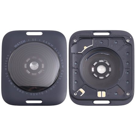 For i Watch SE 2022 44mm GPS Edition Glass Bakdeksel