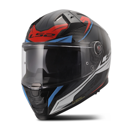 Kask Integralny LS2 FF811 Vector II C Savage Złamany Biały/Niebieski/Czerwony S