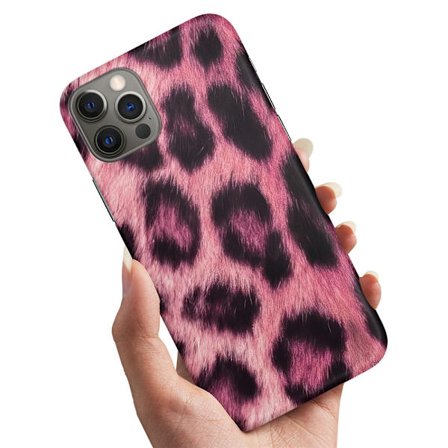 iPhone 15 Pro - Cover/Mobilcover Pink Leopard
