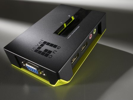 LEVELONE ViewCon KVM-0221 - KVM / lydsvitsj - 2 porter