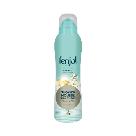Fenjal Classic Shower Mousse Bad & dusch Dam Blå 200 ML
