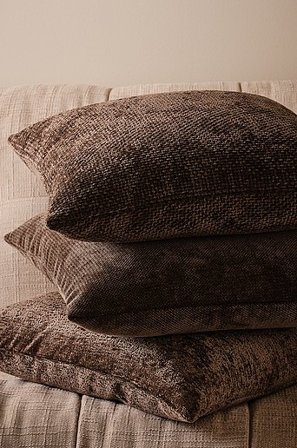 Jotex - Kuddfodral 3-pack 50x50 Cm Mörkbrun CHLOE - Köp Prydnadskuddar & fodral hos Jotex