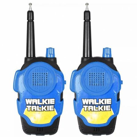 2 kpl lasten sinisiä walkie-talkieita