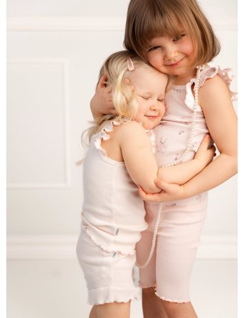 Gugguu Classic Rib Biker Shorts - Pink - 116