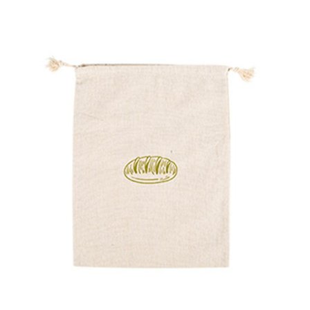 Hjemmelavet Genanvendeligt Hørbrød Fransk Baguette Snøre Køkken Opbevaringspose Jikaix