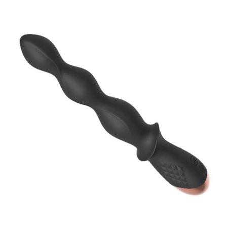 10 Frekvens Perler Vibrator Fleksibel Plug Massager Nydelse Numse Stimulation Sexlegetøj til Kvinder Mænd