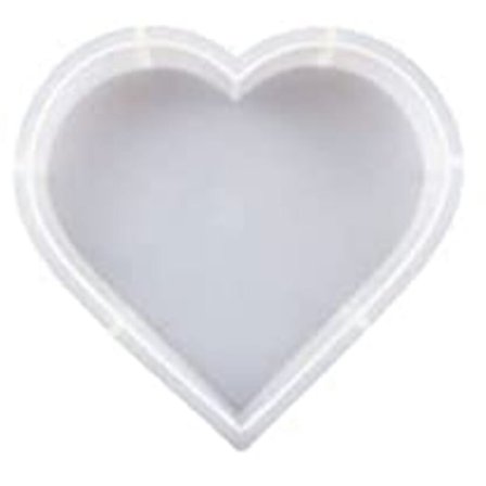 Bokstöd i hartsformar Bokorganisatör Silikonform Kristall epoxiformar för böcker Heminredning (Hjärta)