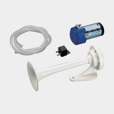 Signaalhoorn boot 12 V Marco TC1/P Mini, kunststof, compressor aangedreven, opbouw