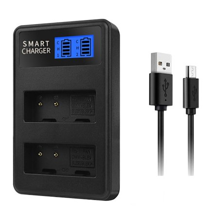 LCD-skærmoplader til DMC GF6 GX7 GF3 GF5 GX80 BLG10 DMW-batteriopladere