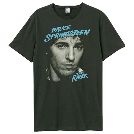 Amplified Unisex Vuxen The River Bruce Springsteen T-shirt S Kol